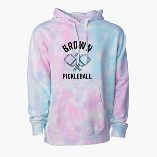 Brown Pennsylvania Pickleball Premium Tie-Dye Hoodie
