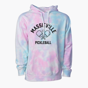 Massieville Ohio Pickleball Premium Tie-Dye Hoodie