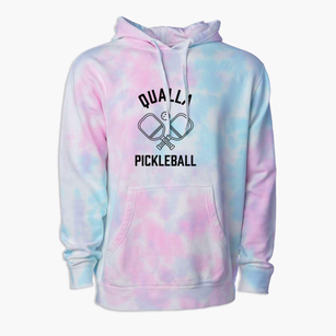 Qualla North Carolina Pickleball Premium Tie-Dye Hoodie