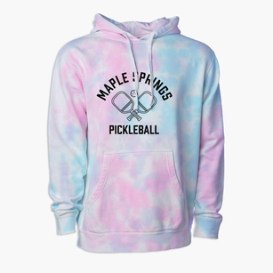 Maple Springs North Carolina Pickleball Premium Tie-Dye Hoodie