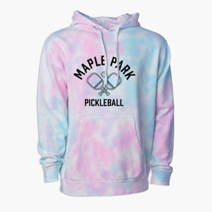 Maple Park Missouri Pickleball Premium Tie-Dye Hoodie