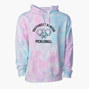 Southwest Oswego New York Pickleball Premium Tie-Dye Hoodie