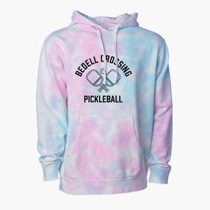 Bedell Crossing Maine Pickleball Premium Tie-Dye Hoodie