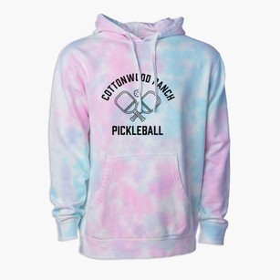 Cottonwood Ranch Arizona Pickleball Premium Tie-Dye Hoodie