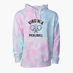 Virginia Minnesota Pickleball Premium Tie-Dye Hoodie