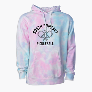 South Pomfret Vermont Pickleball Premium Tie-Dye Hoodie