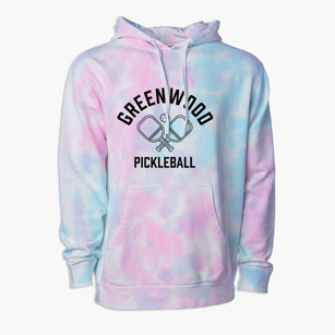 Greenwood South Dakota Pickleball Premium Tie-Dye Hoodie