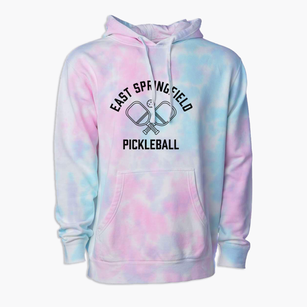 East Springfield New Hampshire Pickleball Premium Tie-Dye Hoodie