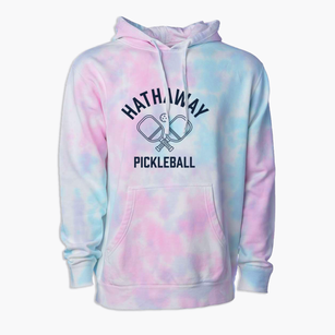 Hathaway West Virginia Pickleball Premium Tie-Dye Hoodie