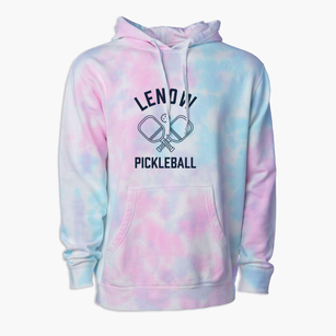 Lenow Tennessee Pickleball Premium Tie-Dye Hoodie