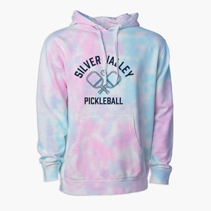 Silver Valley Texas Pickleball Premium Tie-Dye Hoodie