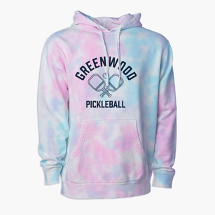 Greenwood Maryland Pickleball Premium Tie-Dye Hoodie