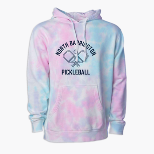 North Barrington Illinois Pickleball Premium Tie-Dye Hoodie