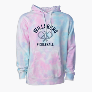 Willsboro New York Pickleball Premium Tie-Dye Hoodie