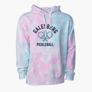 Galesburg Illinois Pickleball Premium Tie-Dye Hoodie