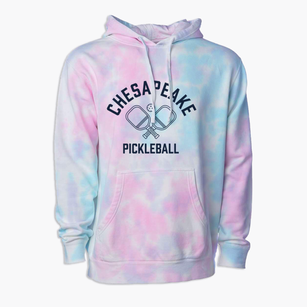 Chesapeake West Virginia Pickleball Premium Tie-Dye Hoodie