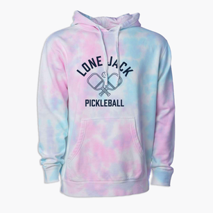 Lone Jack Missouri Pickleball Premium Tie-Dye Hoodie