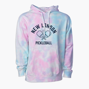 New London North Carolina Pickleball Premium Tie-Dye Hoodie