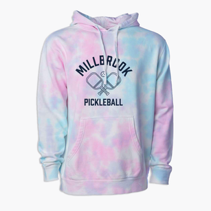 Millbrook Alabama Pickleball Premium Tie-Dye Hoodie
