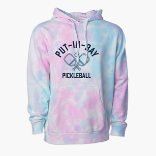 Put-in-bay Ohio Pickleball Premium Tie-Dye Hoodie