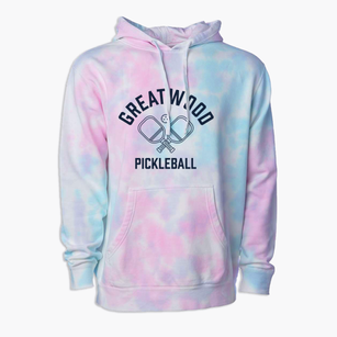 Greatwood Texas Pickleball Premium Tie-Dye Hoodie