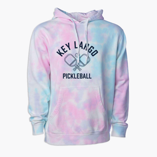 Key Largo Florida Pickleball Premium Tie-Dye Hoodie