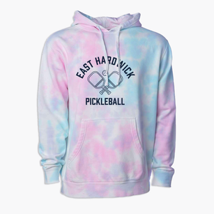 East Hardwick Vermont Pickleball Premium Tie-Dye Hoodie