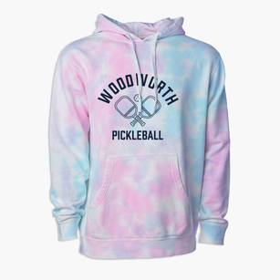 Woodworth Illinois Pickleball Premium Tie-Dye Hoodie