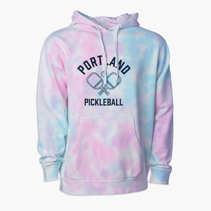 Portland Florida Pickleball Premium Tie-Dye Hoodie