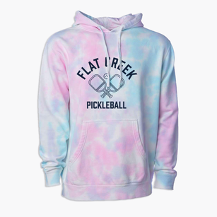 Flat Creek New York Pickleball Premium Tie-Dye Hoodie