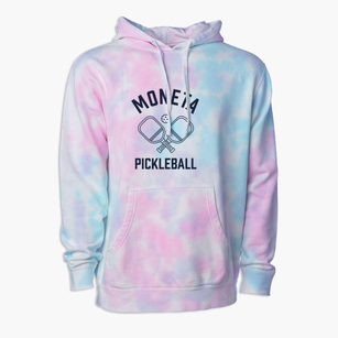 Moneta Iowa Pickleball Premium Tie-Dye Hoodie