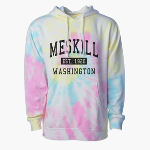 Meskill Washington Classic Established Premium Tie-Dye Hoodie