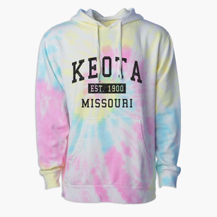 Keota Missouri Classic Established Premium Tie-Dye Hoodie