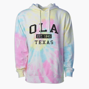 Ola Texas Classic Established Premium Tie-Dye Hoodie