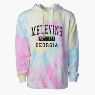 Methvins Georgia Classic Established Premium Tie-Dye Hoodie