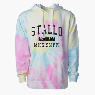 Stallo Mississippi Classic Established Premium Tie-Dye Hoodie