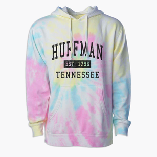 Huffman Tennessee Classic Established Premium Tie-Dye Hoodie