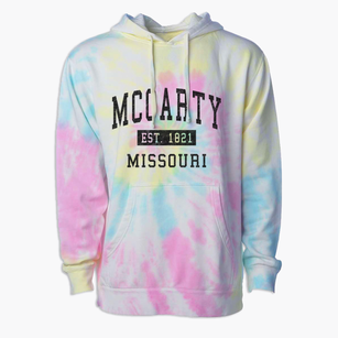 Mccarty Missouri Classic Established Premium Tie-Dye Hoodie