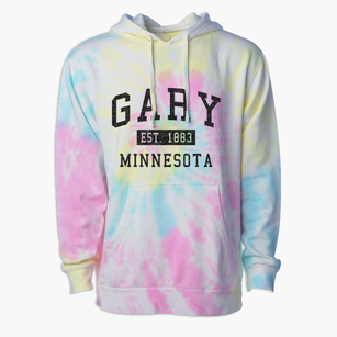 Gary Minnesota Classic Established Premium Tie-Dye Hoodie