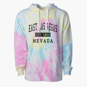 East Las Vegas Nevada Classic Established Premium Tie-Dye Hoodie