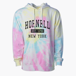 Hornell New York Classic Established Premium Tie-Dye Hoodie