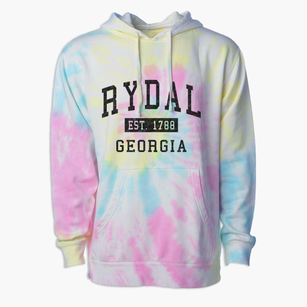 Rydal Georgia Classic Established Premium Tie-Dye Hoodie