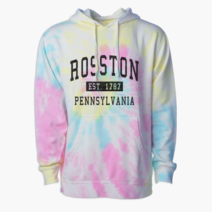 Rosston Pennsylvania Classic Established Premium Tie-Dye Hoodie