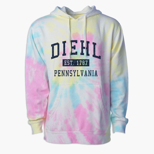 Diehl Pennsylvania Classic Established Premium Tie-Dye Hoodie