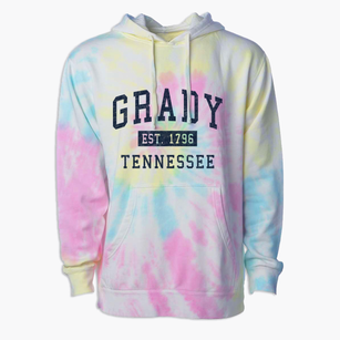 Grady Tennessee Classic Established Premium Tie-Dye Hoodie