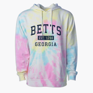 Betts Georgia Classic Established Premium Tie-Dye Hoodie