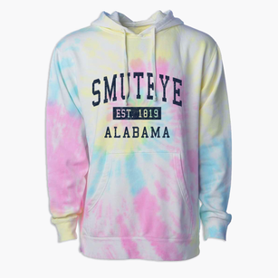Smuteye Alabama Classic Established Premium Tie-Dye Hoodie