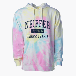 Neiffer Pennsylvania Classic Established Premium Tie-Dye Hoodie
