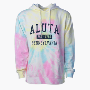 Aluta Pennsylvania Classic Established Premium Tie-Dye Hoodie