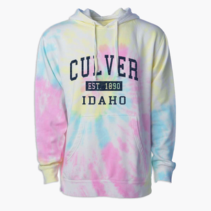 Culver Idaho Classic Established Premium Tie-Dye Hoodie